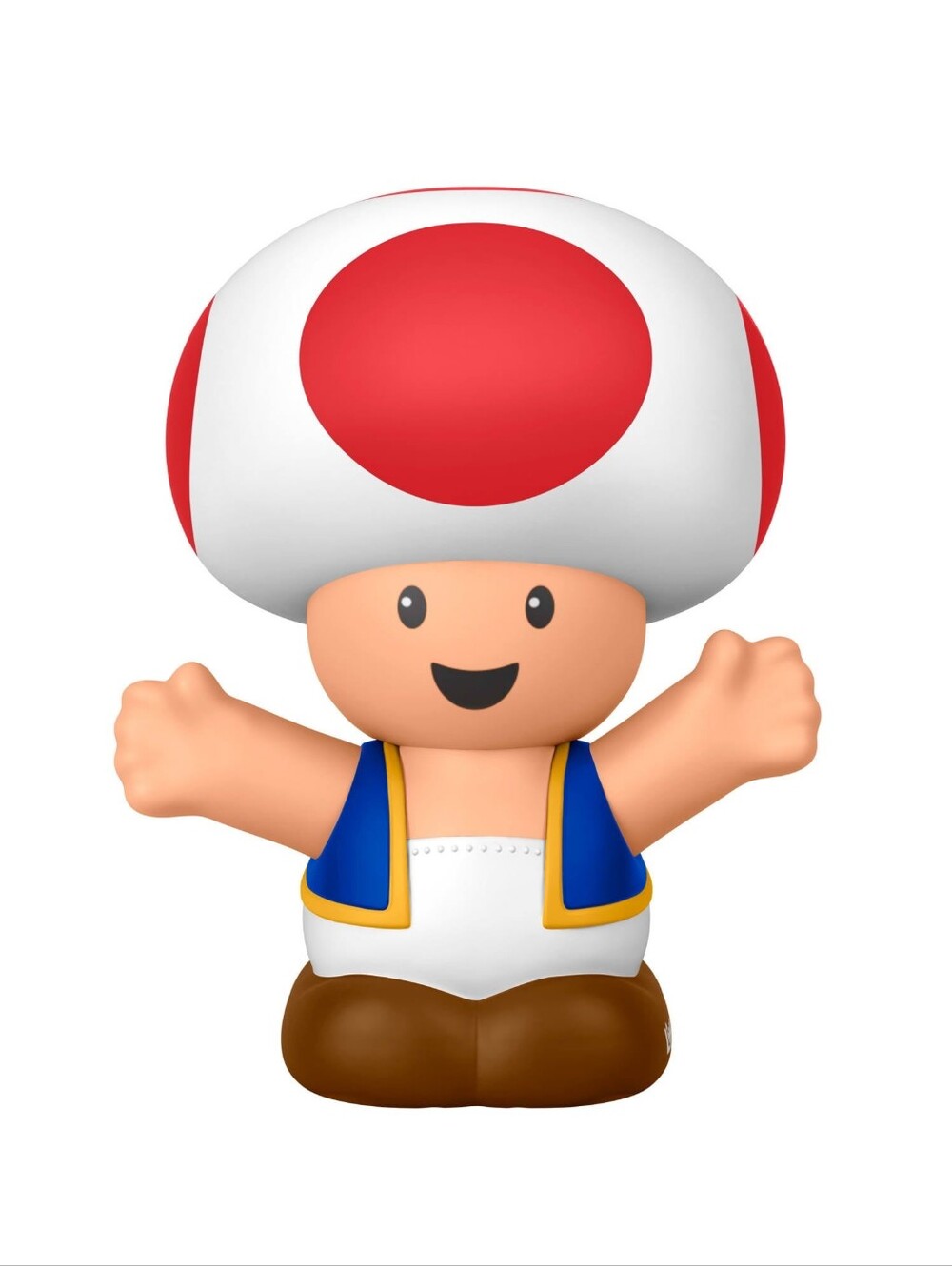RARE Fisher-Price Little People Toad Figure NEW Nintendo Super Mario